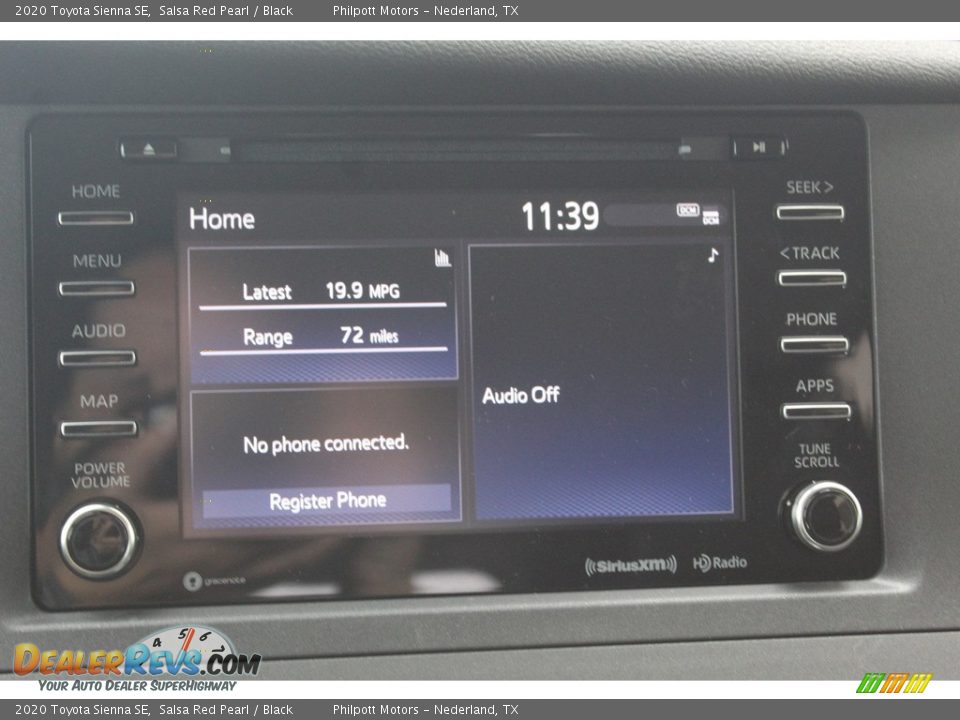 2020 Toyota Sienna SE Salsa Red Pearl / Black Photo #16