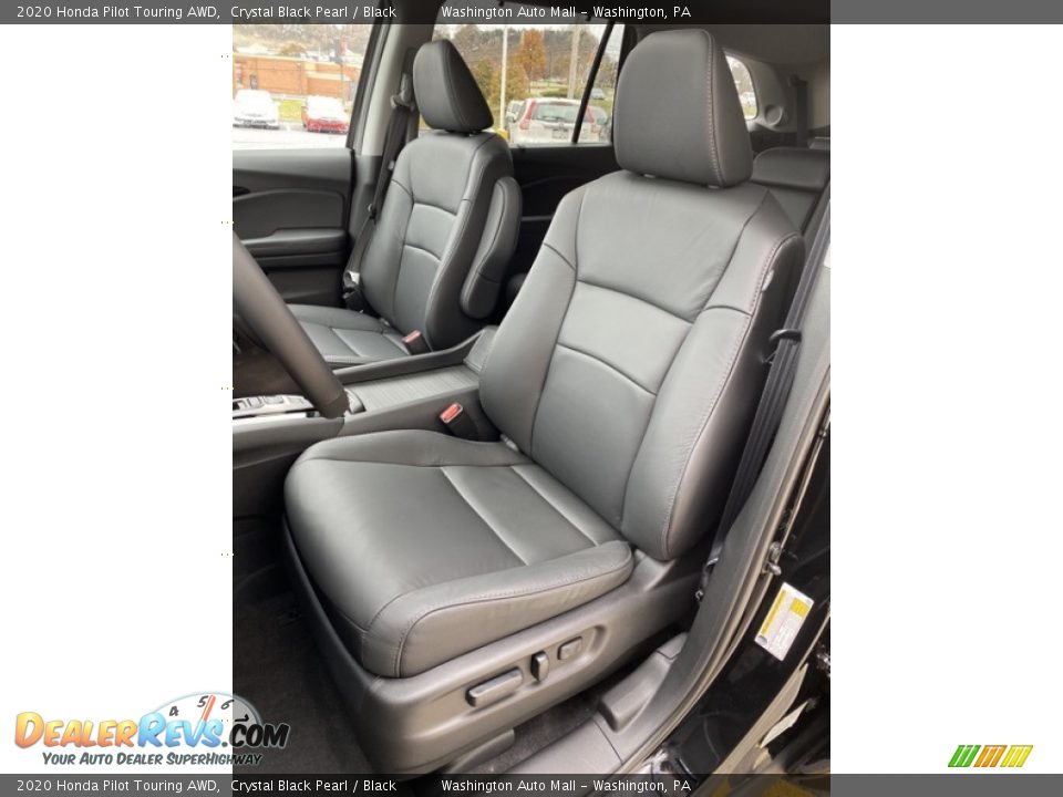 2020 Honda Pilot Touring AWD Crystal Black Pearl / Black Photo #14