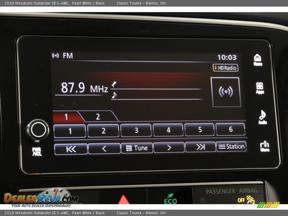 Audio System of 2019 Mitsubishi Outlander SE S-AWC Photo #12