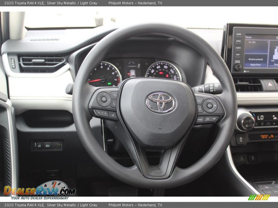 2020 Toyota RAV4 XLE Silver Sky Metallic / Light Gray Photo #23