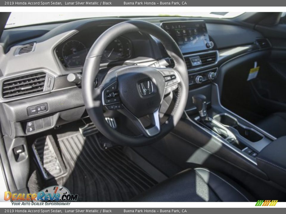 2019 Honda Accord Sport Sedan Lunar Silver Metallic / Black Photo #4
