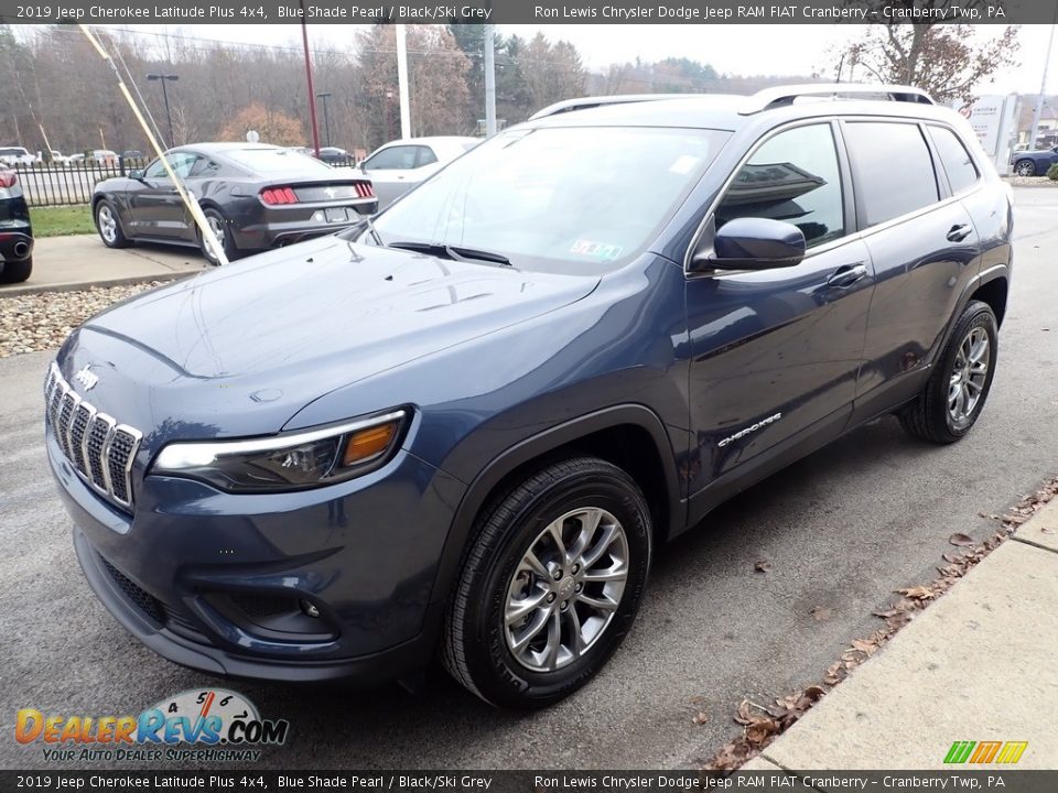 2019 Jeep Cherokee Latitude Plus 4x4 Blue Shade Pearl / Black/Ski Grey Photo #5