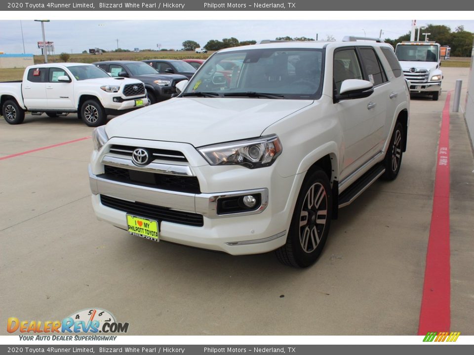 2020 Toyota 4Runner Limited Blizzard White Pearl / Hickory Photo #4