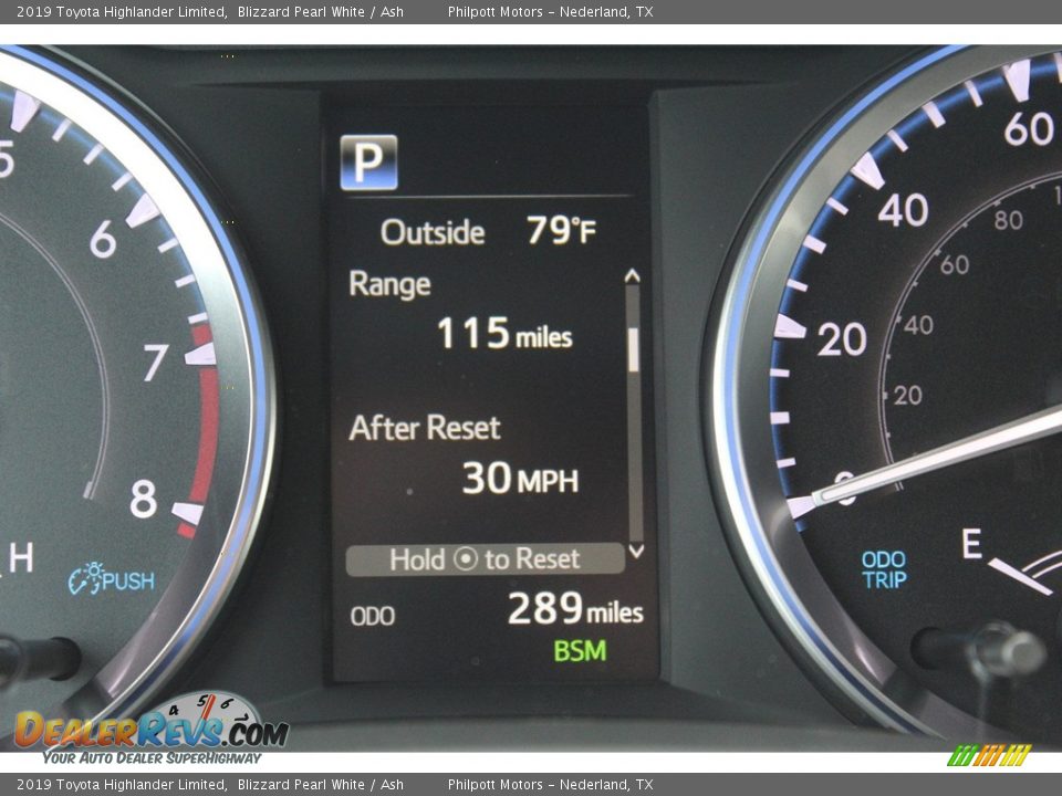 2019 Toyota Highlander Limited Blizzard Pearl White / Ash Photo #15