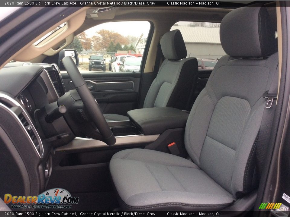 2020 Ram 1500 Big Horn Crew Cab 4x4 Granite Crystal Metallic / Black/Diesel Gray Photo #2