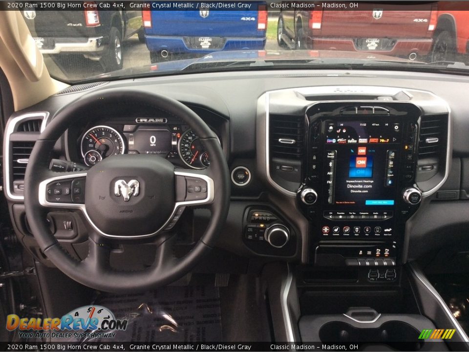 2020 Ram 1500 Big Horn Crew Cab 4x4 Granite Crystal Metallic / Black/Diesel Gray Photo #3