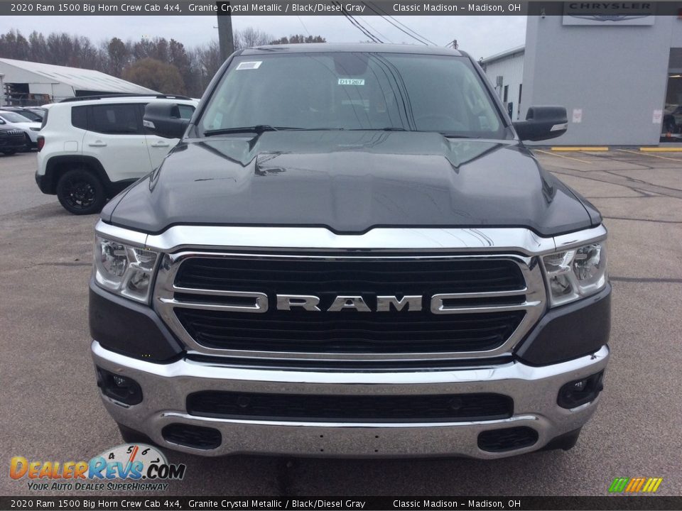 2020 Ram 1500 Big Horn Crew Cab 4x4 Granite Crystal Metallic / Black/Diesel Gray Photo #4