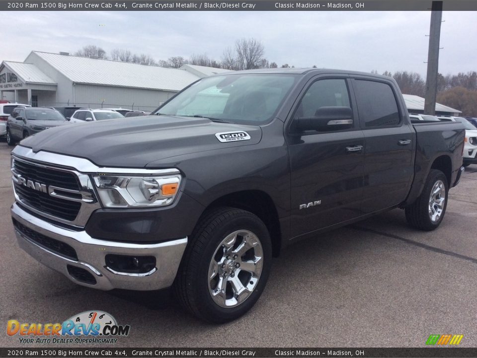 2020 Ram 1500 Big Horn Crew Cab 4x4 Granite Crystal Metallic / Black/Diesel Gray Photo #5