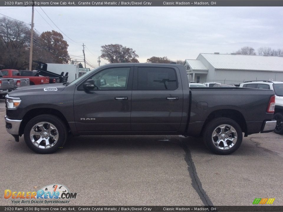 2020 Ram 1500 Big Horn Crew Cab 4x4 Granite Crystal Metallic / Black/Diesel Gray Photo #6