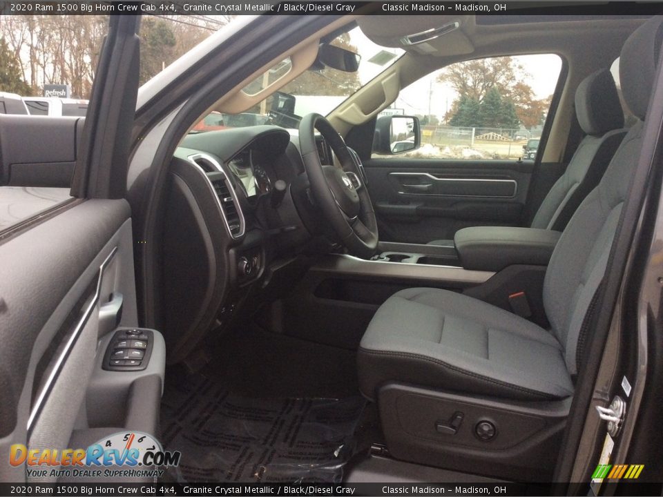 2020 Ram 1500 Big Horn Crew Cab 4x4 Granite Crystal Metallic / Black/Diesel Gray Photo #12