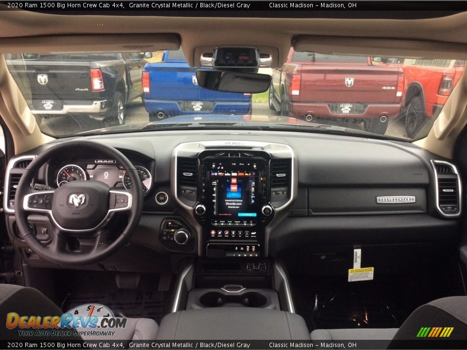 2020 Ram 1500 Big Horn Crew Cab 4x4 Granite Crystal Metallic / Black/Diesel Gray Photo #13