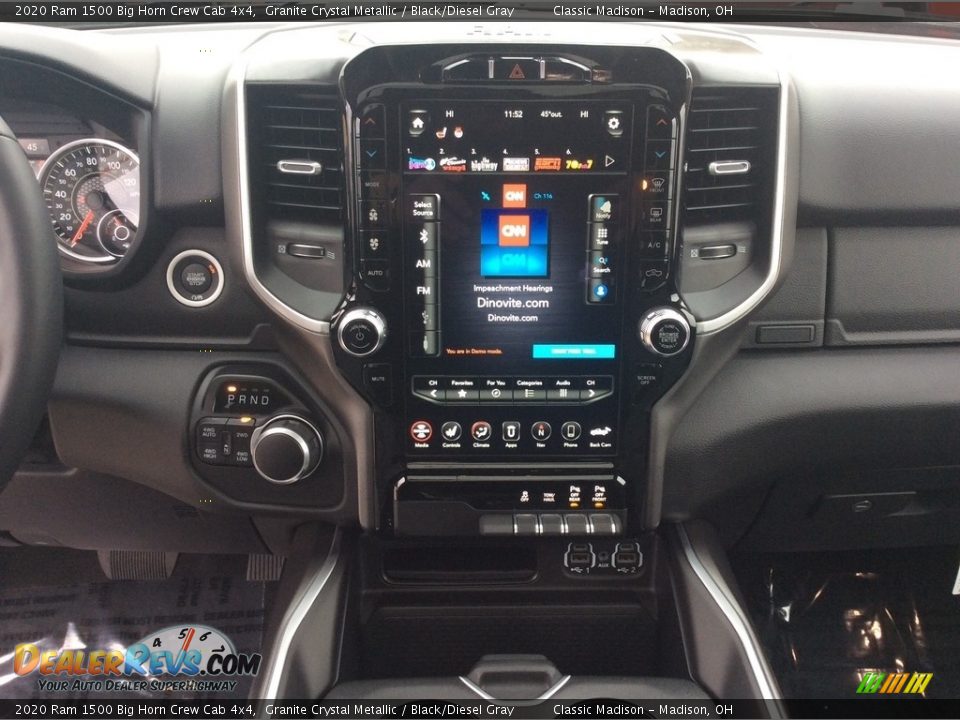2020 Ram 1500 Big Horn Crew Cab 4x4 Granite Crystal Metallic / Black/Diesel Gray Photo #14