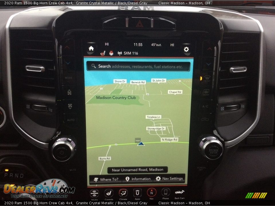 2020 Ram 1500 Big Horn Crew Cab 4x4 Granite Crystal Metallic / Black/Diesel Gray Photo #15