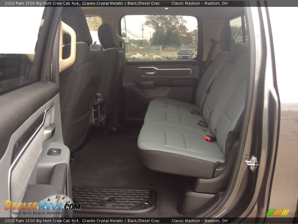 2020 Ram 1500 Big Horn Crew Cab 4x4 Granite Crystal Metallic / Black/Diesel Gray Photo #17