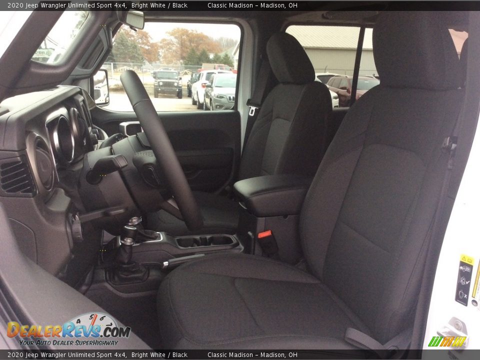 2020 Jeep Wrangler Unlimited Sport 4x4 Bright White / Black Photo #2
