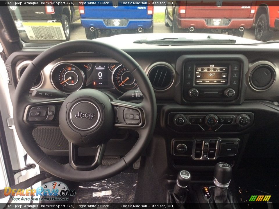 2020 Jeep Wrangler Unlimited Sport 4x4 Bright White / Black Photo #3