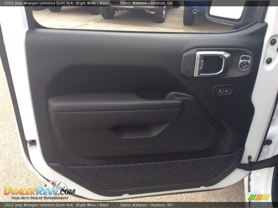 2020 Jeep Wrangler Unlimited Sport 4x4 Bright White / Black Photo #10