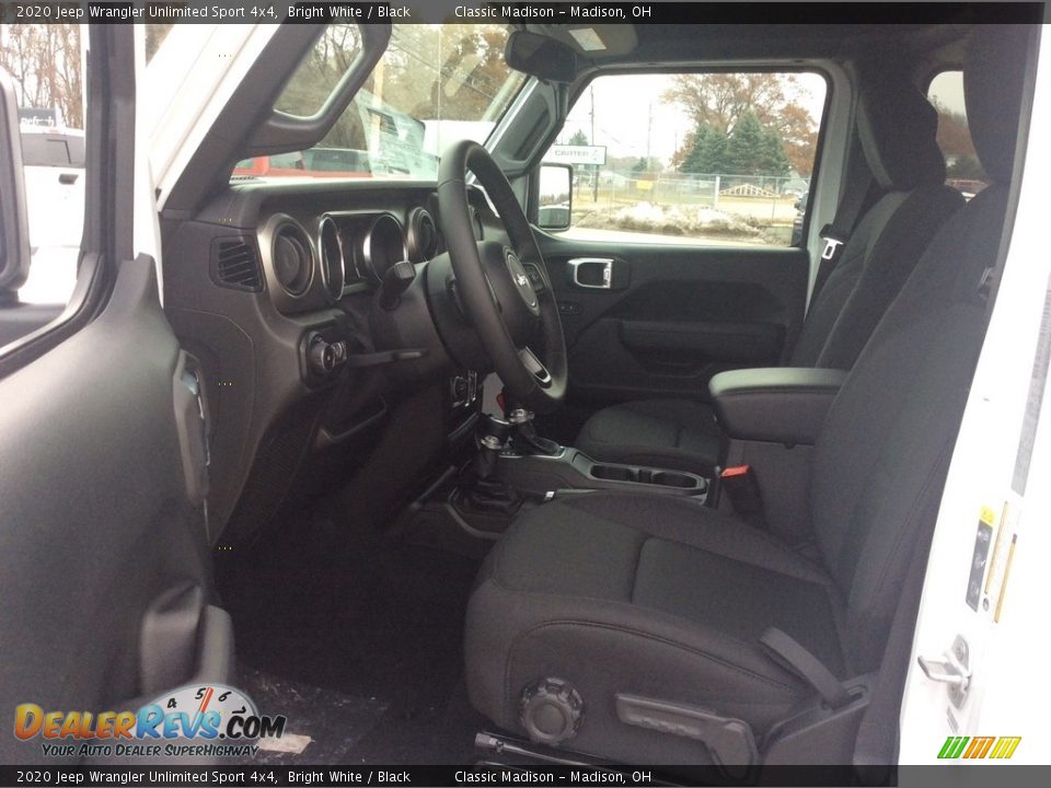 2020 Jeep Wrangler Unlimited Sport 4x4 Bright White / Black Photo #11
