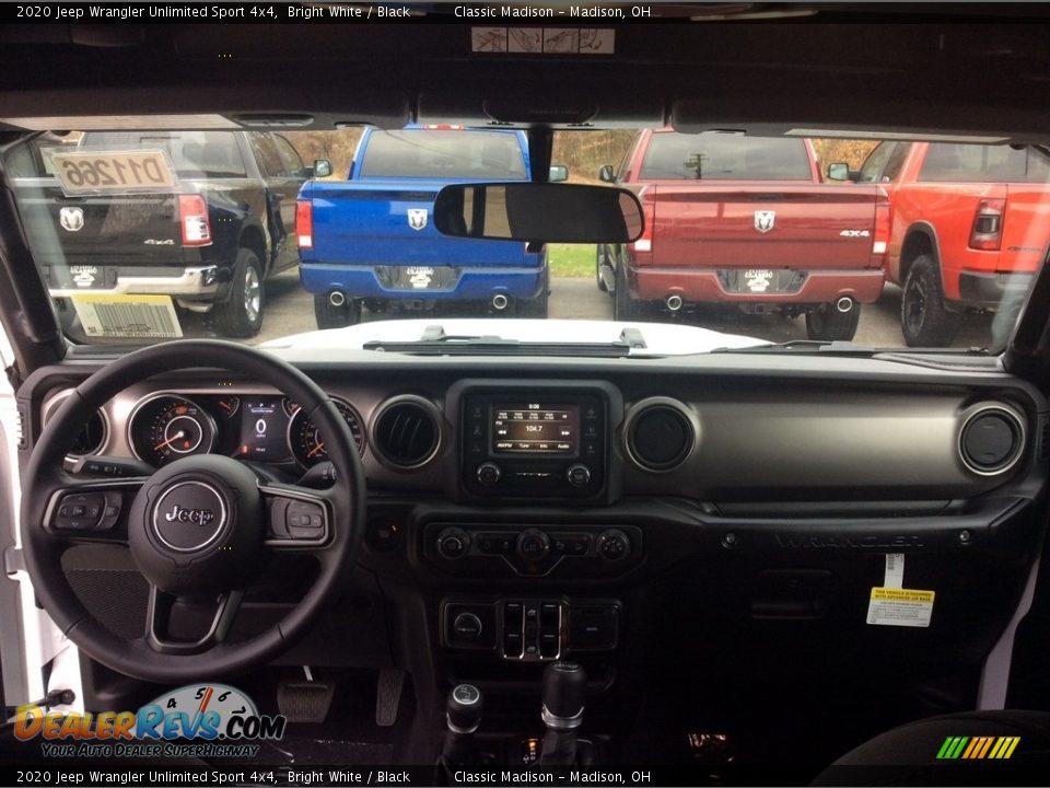 2020 Jeep Wrangler Unlimited Sport 4x4 Bright White / Black Photo #12
