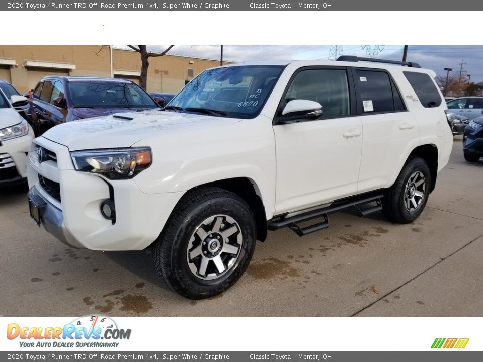 2020 Toyota 4Runner TRD Off-Road Premium 4x4 Super White / Graphite Photo #1