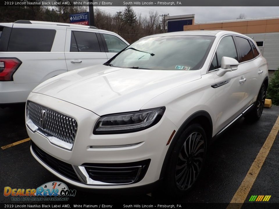 2019 Lincoln Nautilus Black Label AWD White Platinum / Ebony Photo #1