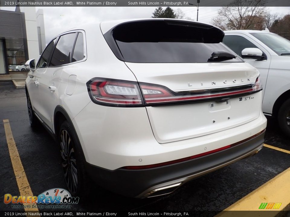 2019 Lincoln Nautilus Black Label AWD White Platinum / Ebony Photo #2