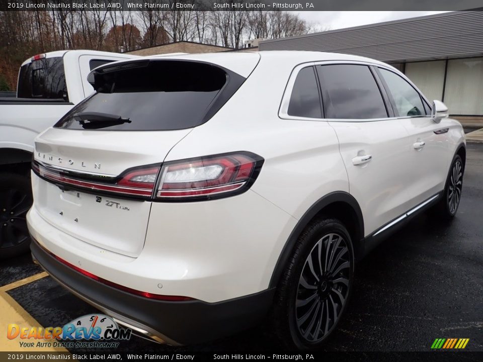 2019 Lincoln Nautilus Black Label AWD White Platinum / Ebony Photo #3