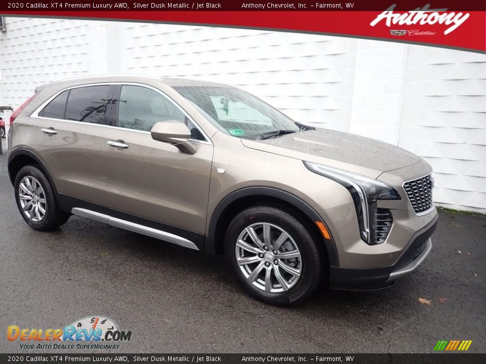 2020 Cadillac XT4 Premium Luxury AWD Silver Dusk Metallic / Jet Black Photo #1