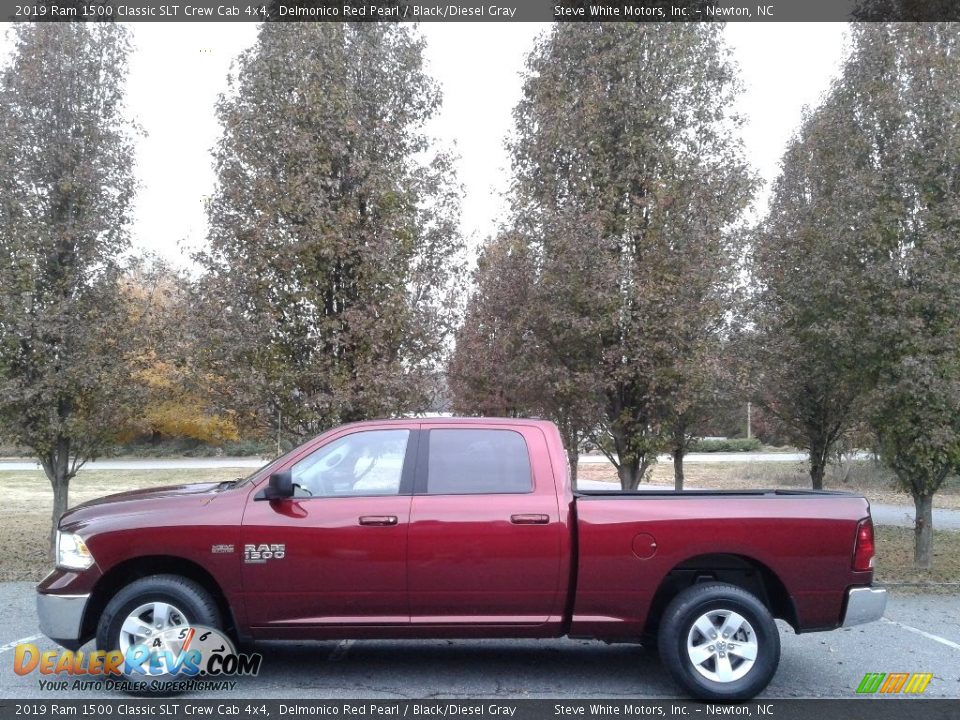 2019 Ram 1500 Classic SLT Crew Cab 4x4 Delmonico Red Pearl / Black/Diesel Gray Photo #1
