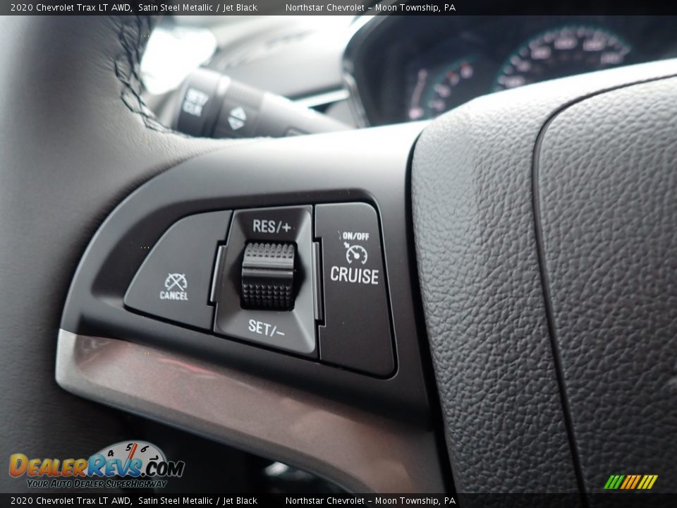 2020 Chevrolet Trax LT AWD Satin Steel Metallic / Jet Black Photo #17