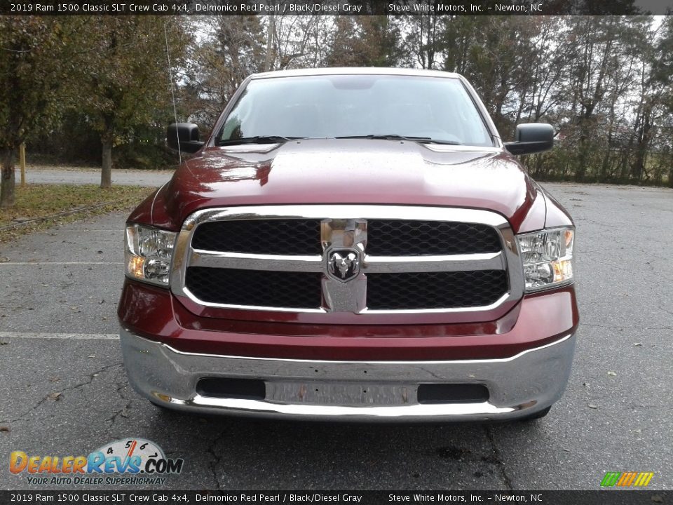 2019 Ram 1500 Classic SLT Crew Cab 4x4 Delmonico Red Pearl / Black/Diesel Gray Photo #3