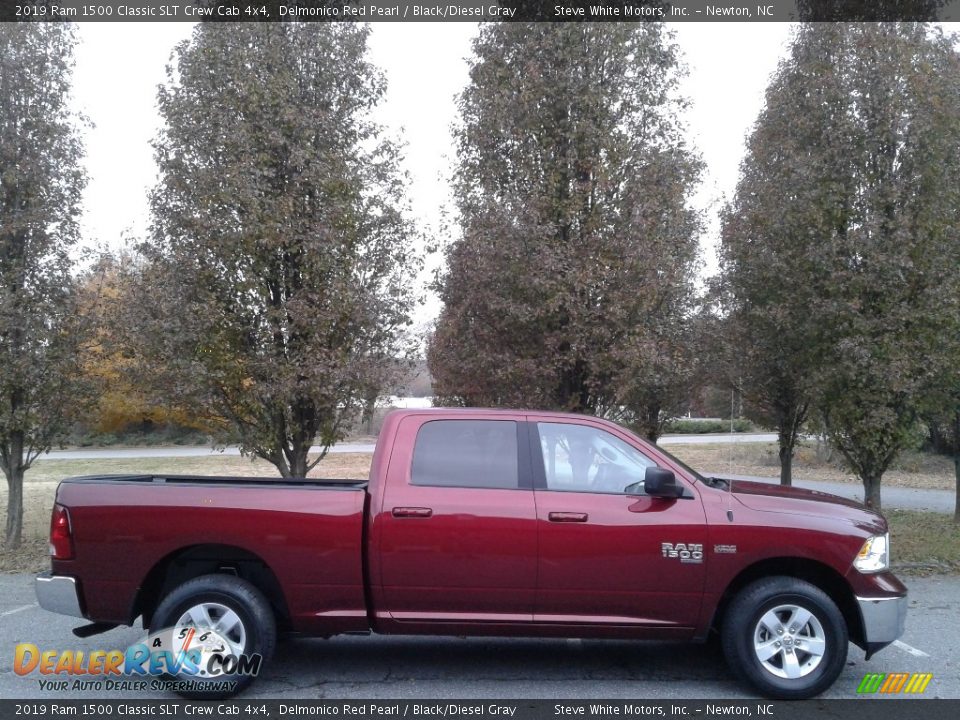 2019 Ram 1500 Classic SLT Crew Cab 4x4 Delmonico Red Pearl / Black/Diesel Gray Photo #5