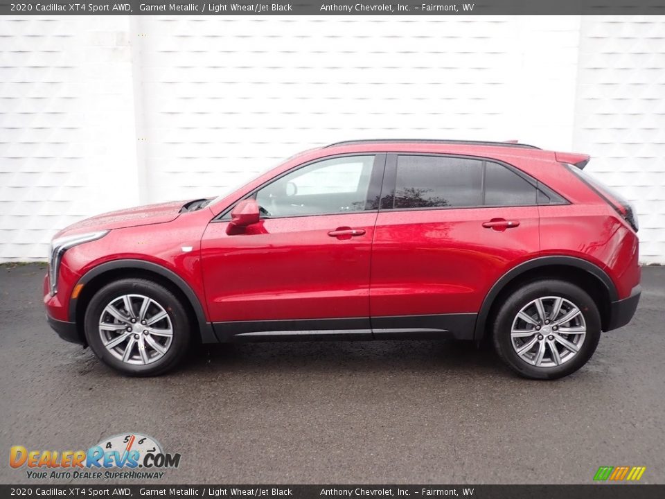 2020 Cadillac XT4 Sport AWD Garnet Metallic / Light Wheat/Jet Black Photo #3