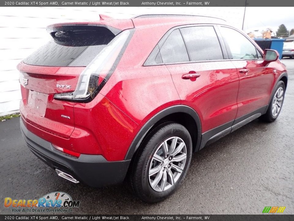2020 Cadillac XT4 Sport AWD Garnet Metallic / Light Wheat/Jet Black Photo #4