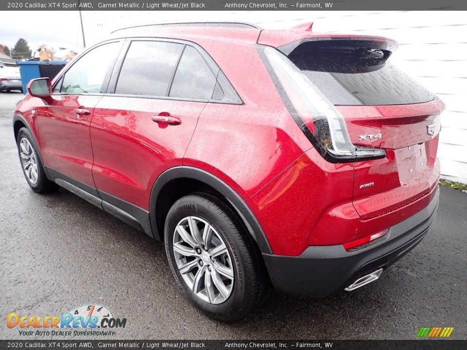 2020 Cadillac XT4 Sport AWD Garnet Metallic / Light Wheat/Jet Black Photo #5