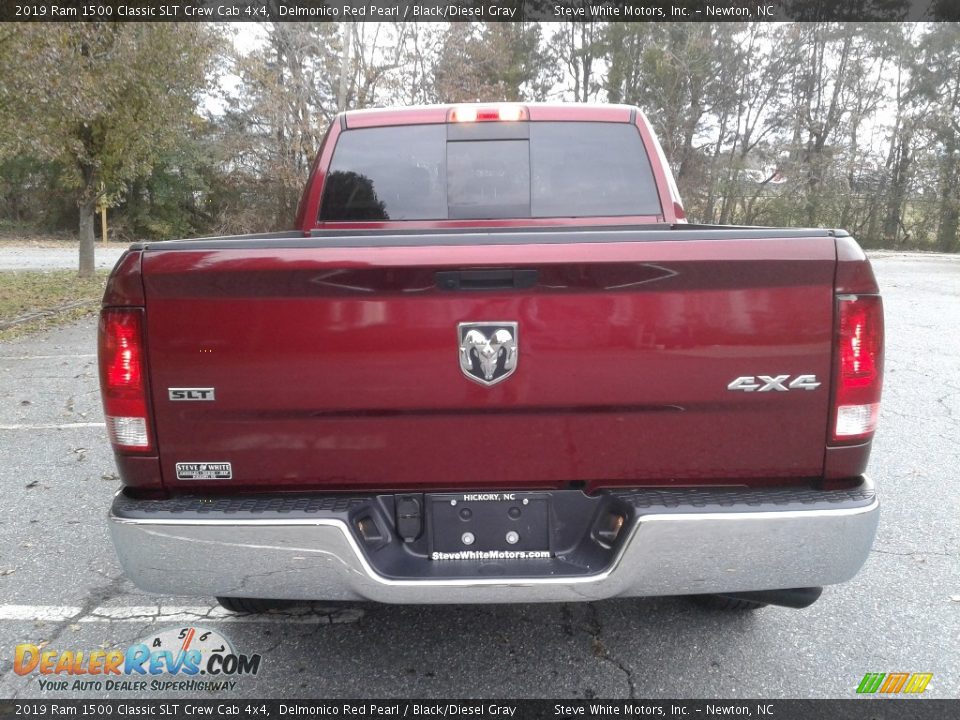 2019 Ram 1500 Classic SLT Crew Cab 4x4 Delmonico Red Pearl / Black/Diesel Gray Photo #7