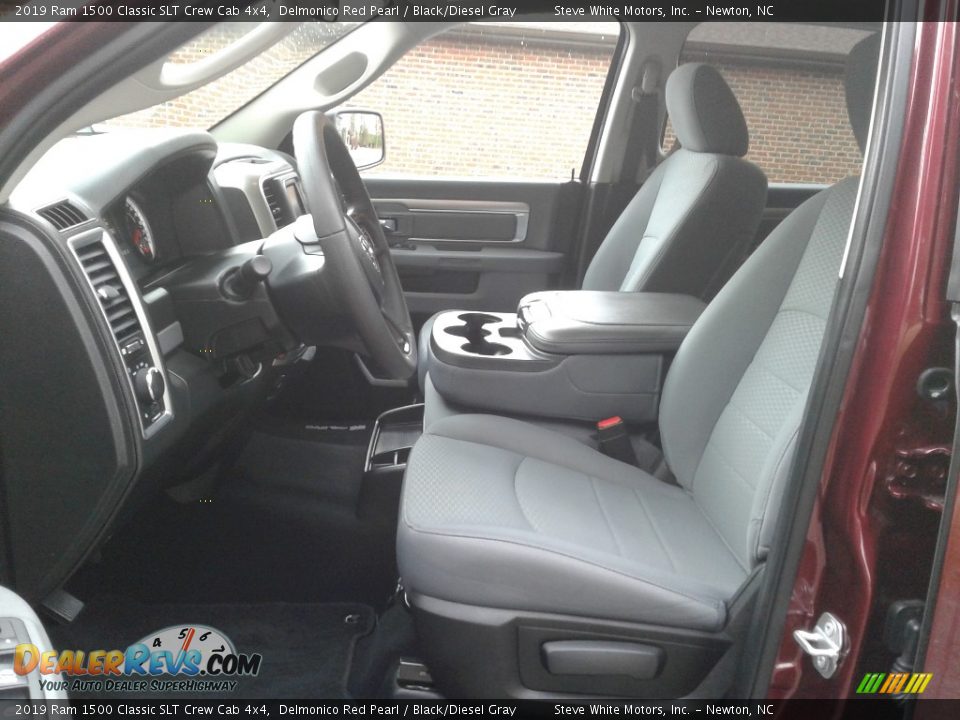 2019 Ram 1500 Classic SLT Crew Cab 4x4 Delmonico Red Pearl / Black/Diesel Gray Photo #10