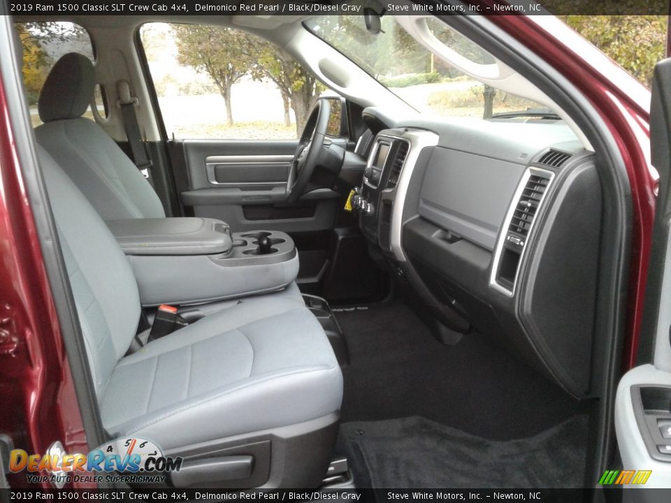 2019 Ram 1500 Classic SLT Crew Cab 4x4 Delmonico Red Pearl / Black/Diesel Gray Photo #14