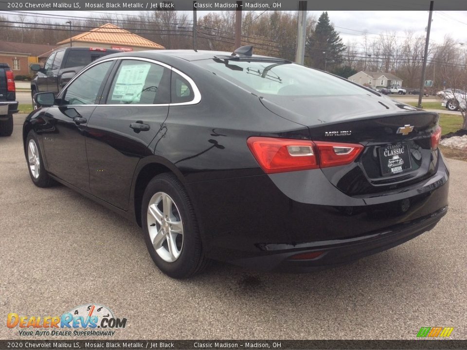 2020 Chevrolet Malibu LS Mosaic Black Metallic / Jet Black Photo #7