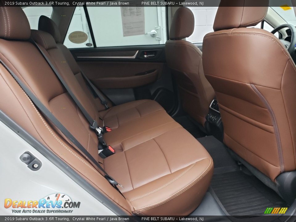 2019 Subaru Outback 3.6R Touring Crystal White Pearl / Java Brown Photo #3