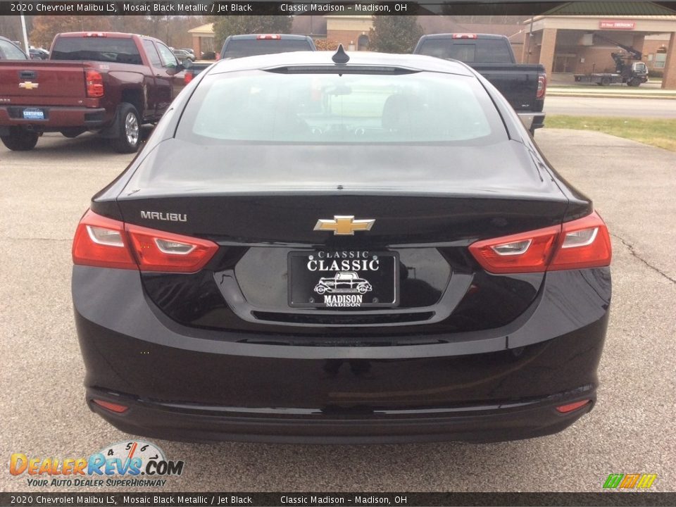 2020 Chevrolet Malibu LS Mosaic Black Metallic / Jet Black Photo #8