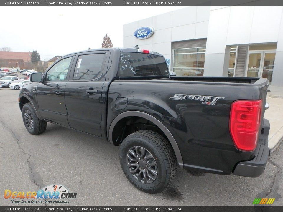 2019 Ford Ranger XLT SuperCrew 4x4 Shadow Black / Ebony Photo #7