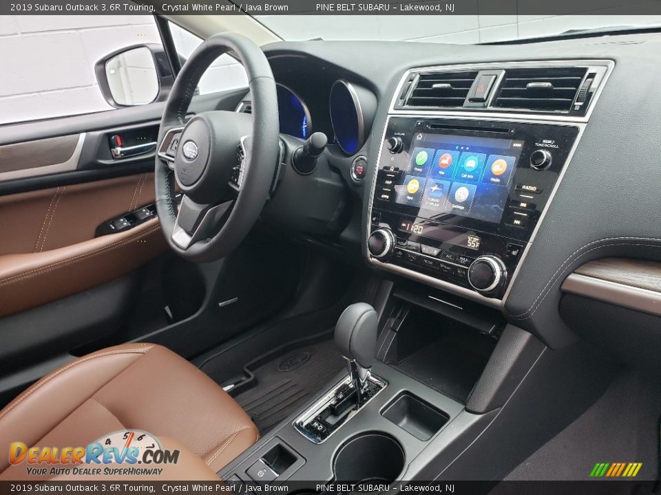2019 Subaru Outback 3.6R Touring Crystal White Pearl / Java Brown Photo #4