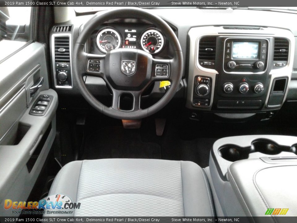 2019 Ram 1500 Classic SLT Crew Cab 4x4 Delmonico Red Pearl / Black/Diesel Gray Photo #23