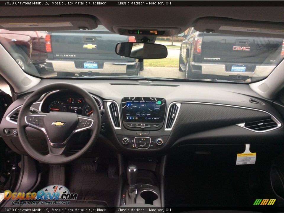2020 Chevrolet Malibu LS Mosaic Black Metallic / Jet Black Photo #12