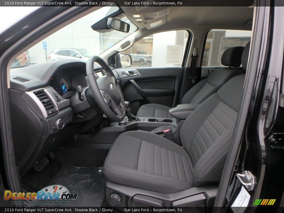Front Seat of 2019 Ford Ranger XLT SuperCrew 4x4 Photo #12
