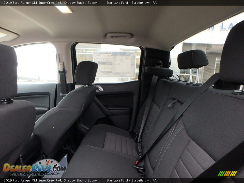 Rear Seat of 2019 Ford Ranger XLT SuperCrew 4x4 Photo #13