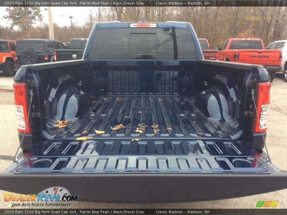 2020 Ram 1500 Big Horn Quad Cab 4x4 Patriot Blue Pearl / Black/Diesel Gray Photo #9