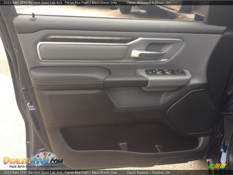 2020 Ram 1500 Big Horn Quad Cab 4x4 Patriot Blue Pearl / Black/Diesel Gray Photo #11