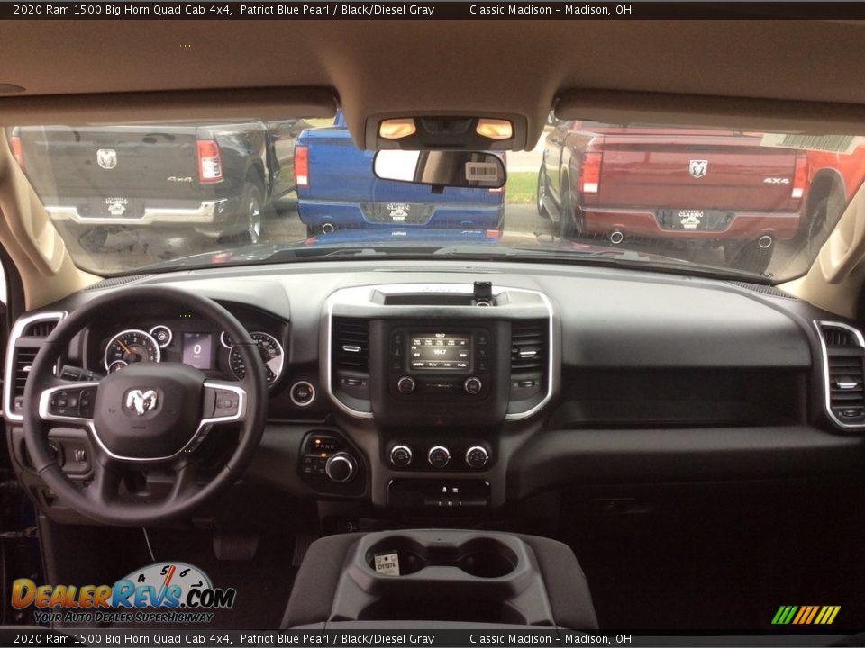 2020 Ram 1500 Big Horn Quad Cab 4x4 Patriot Blue Pearl / Black/Diesel Gray Photo #13